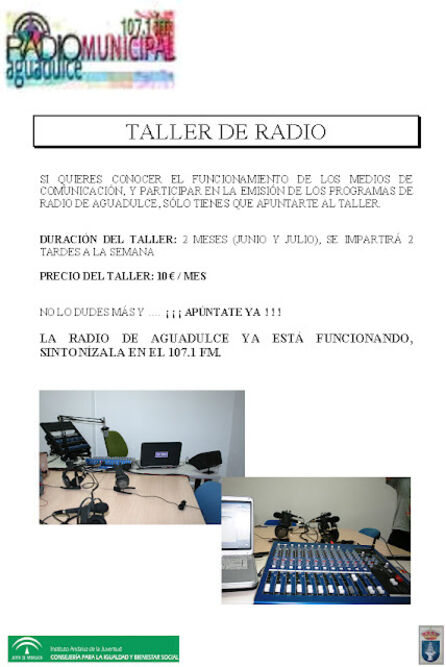CARTEL TALLER DE RADIO